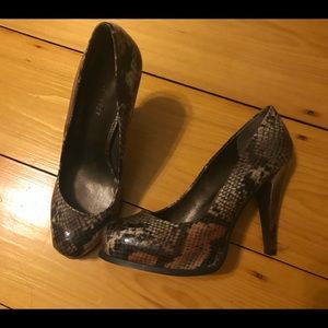 Snakeskin Heels Pumps